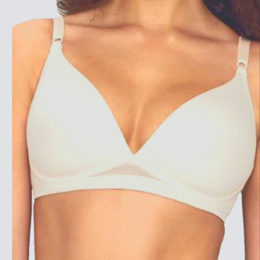 Warner's flex revolution contour bra white